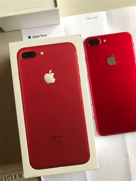 Iphone 7 Plus Red 128 Gb Rojo Garantía 2018 Factura B4u2 1725000