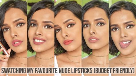 Best Nude Lipsticks For Indian Medium Skintone Youtube