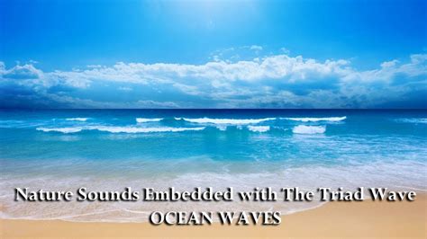 Ocean Waves Embedded With The Triad Wave Youtube