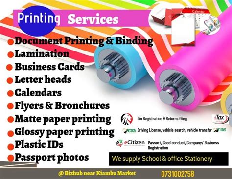 Printing And Branding Services Newsletter Templates Business Flyer