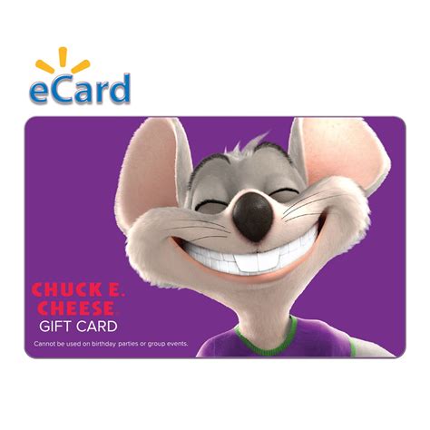 Chuck E. Cheese $25 eGift Card - Walmart.com