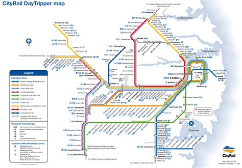 Sydney Metroplan And Map And Carte