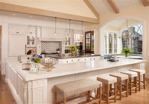 This spacious center island with sink provides seating for casual meals and prep space and helps to define the open kitchen from the rest of the great room. 70 Spectacular Custom Kitchen Island Ideas | Home ...