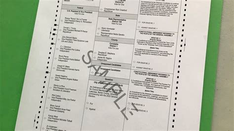 A ball b) now, a ticket. Election 2020: How to find your sample ballot
