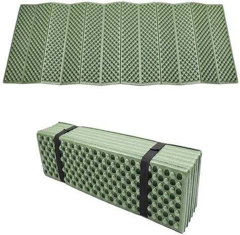 Bks Foam Egg Crate Sleeping Folding Pad Green