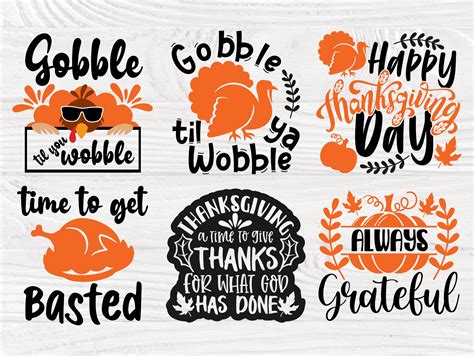 Thanksgiving Svg Cut Files Thankful And Blessed Svg