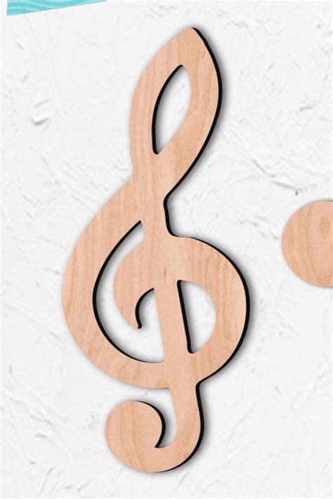 Music Notes Wood Cut Out Custom Choose Your Size Laser Cut Etsy