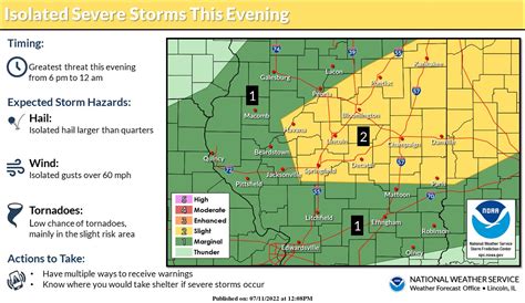 Nws Lincoln Il On Twitter There Is A Marginal To Slight Chance Of