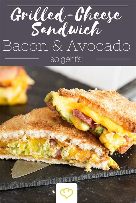 Mcdonald's mcchicken® is a crispy chicken sandwich topped with mayonnaise and shredded lettuce. Grilled Cheese Sandwich mit Guacamole und Bacon | Rezept ...