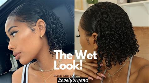 curly wet look hairstyles
