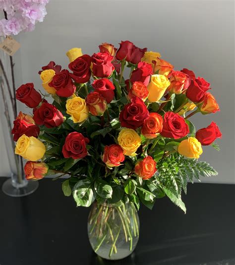 Luxury Red And Yellow Rose Bouquet Yellow Rose Bouquet Get Well