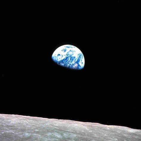 The Earth Seen From The Moon S Horizon