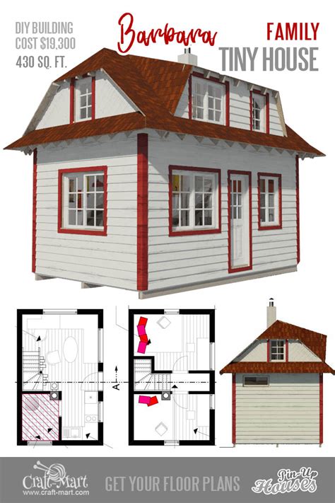 9 Plans Of Tiny Houses With Lofts For Fun Weekend Projects Craft Mart