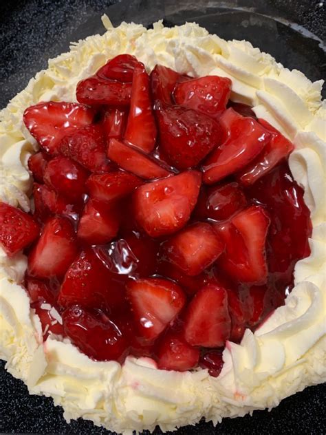 Cream Pie Strawberries And Cream Cheesecake Strawberry Fruit Desserts Food Tailgate