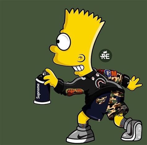 The simpsons gucci wallpapers wallpaper cave. Pin on Bape - Supreme