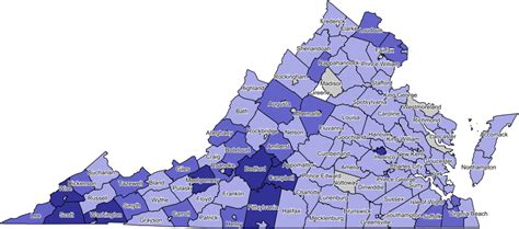 Virginia Coverage Map
