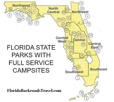 Camping In Florida State Parks Map Printable Maps My Xxx Hot Girl