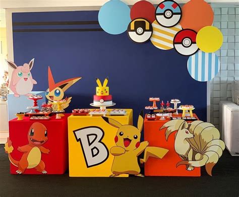 Festa Pokémon 70 Inspirações Criativas E Alegres Para Decorar Festa