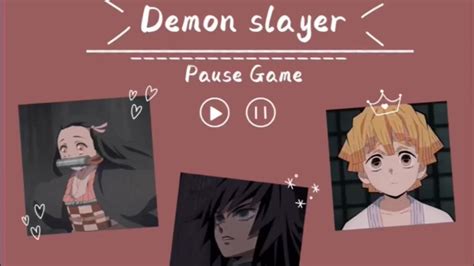 Demon Slayer Pause Game Comment What You Got 🐸 Youtube