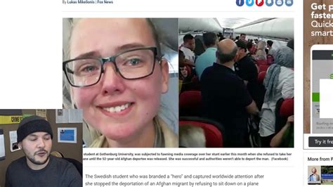 Swedish Deportation Airplane Woman Is Being Charged Youtube