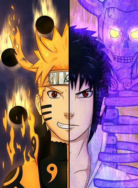 Naruto Naruto Shippuden Sasuke Naruto E Sasuke Desenh