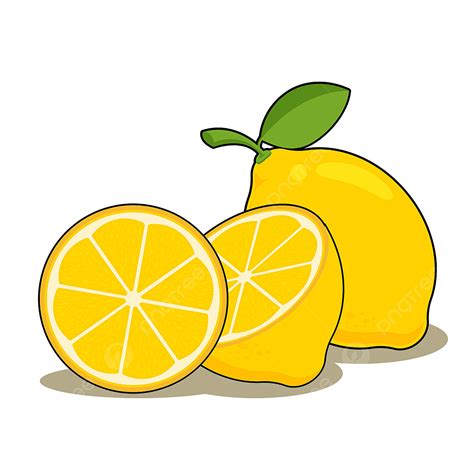 رسم الكرتون الليمون مرسومة باليد صغيرة طازجة فاكهة ليمون Png وملف