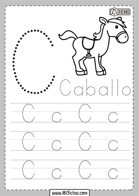 Ficha Letras Para Imprimir Aprender A Leer Actividad Abecedario Letra C