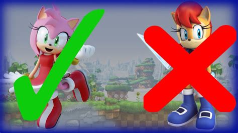 Why Amy Is Better For Sonic And Why Sally Isnt Youtube