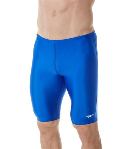 Speedo Mens Pro Lt Jammer Swimsuit In Blue Size 32