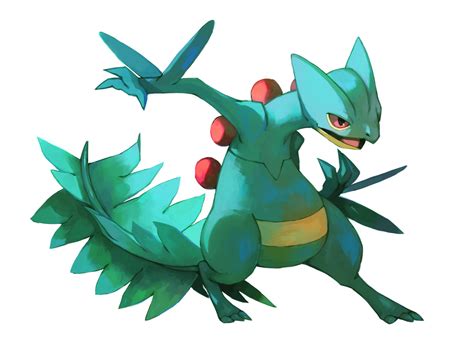 Painted A Shiny Sceptile To Remind Myself How To Sorry For No Updates Pokemon Sceptile Shiny