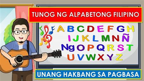 Tunog Ng Alpabetong Pilipino Tagalog Letter Sounds Song Unang