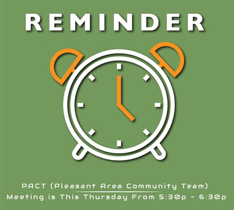 Pact Meeting Reminder Worcester Common Ground Inc