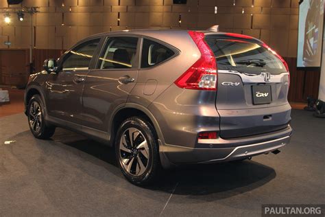 2015 Honda Cr V Facelift Launched In Malaysia