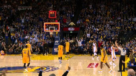 Steph Curry Drains The Half Court Shot Youtube
