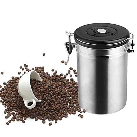 1l Coffee Tea Sugar Storage Tanks Sealed Cans 188 Stainless Steel