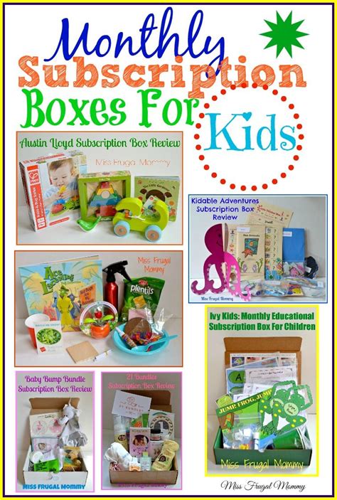 Must Have Monthly Subscription Boxes For Kids Miss Frugal Mommy