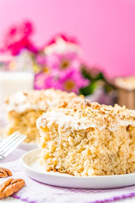 Hummingbird Cake Is A Classic Recipe Made With Mashed Bananas Crushed Pineapple And Shredded