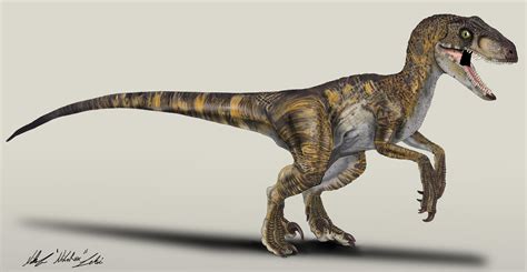 Jurassic Park Velociraptor The Big One By Nikorex On Deviantart