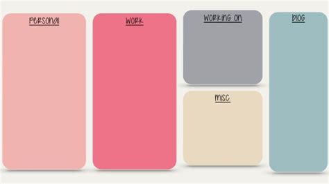 Pink Grey Block Colour Desktop Organizer Wallpaper Background Mac