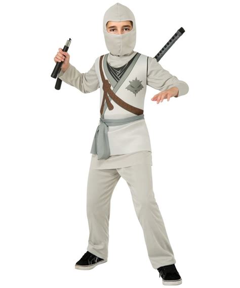 Ninja Kids Halloween Costume Grey Boys Costume