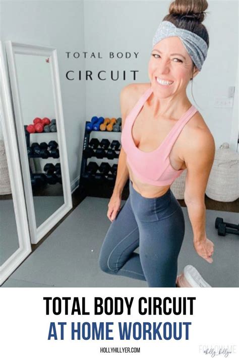Total Body Circuit At Home Workout At Home Workouts Circuit Workout