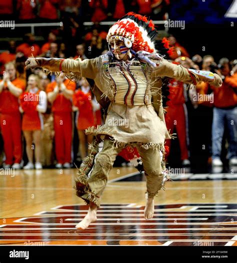 University Of Illinois Mascot Chief Illiniwek Performs His Last Dance