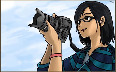 Anime Camera Girl With Camera By Shadowdevil502 Girls With Cameras