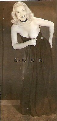 Org Vintage S S Nude Sepia Rp Well Endowed Blond Evening Gown