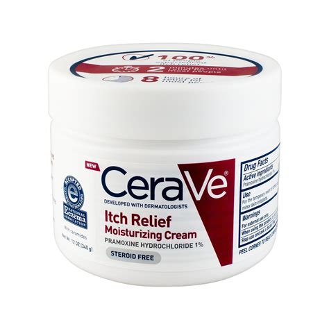 Cerave Itch Relief Moisturizing Cream 12oz Moisturizer Cream Itch