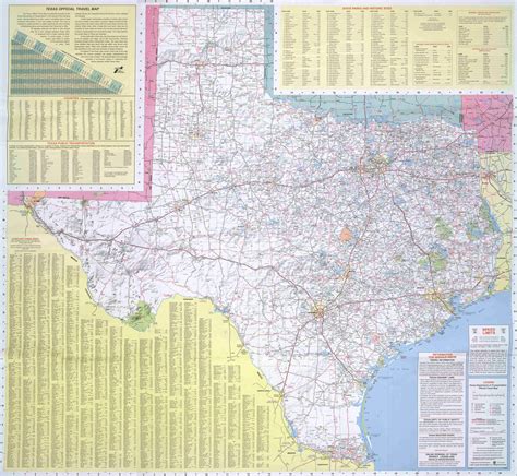 Texas Road Map Texas • Mappery