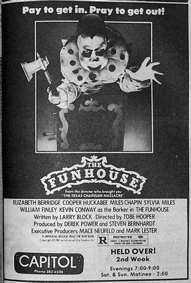 Funhouse Ad Parlor Of Horror