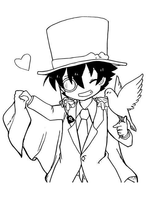 Kuroba Kaito Coloring Page Png Free Printable Coloring Pages The Best
