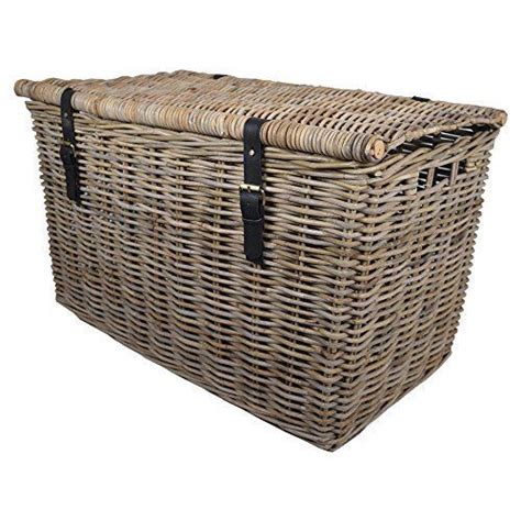 Wovenhill Kubu Rattan Extra Large Storage Trunk Hamper W91 X D53 X