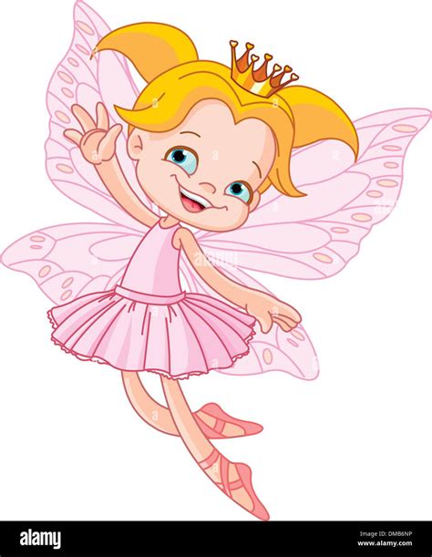 Little Flying Fairy Stock Vector Image And Art Alamy